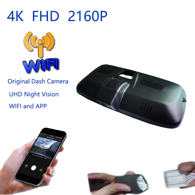 4K Plug And Play Car Video Recorder Wifi DVR Dash Camera For Haval Great Wall H6 H6S 2021 2022 Jolion Dashcam