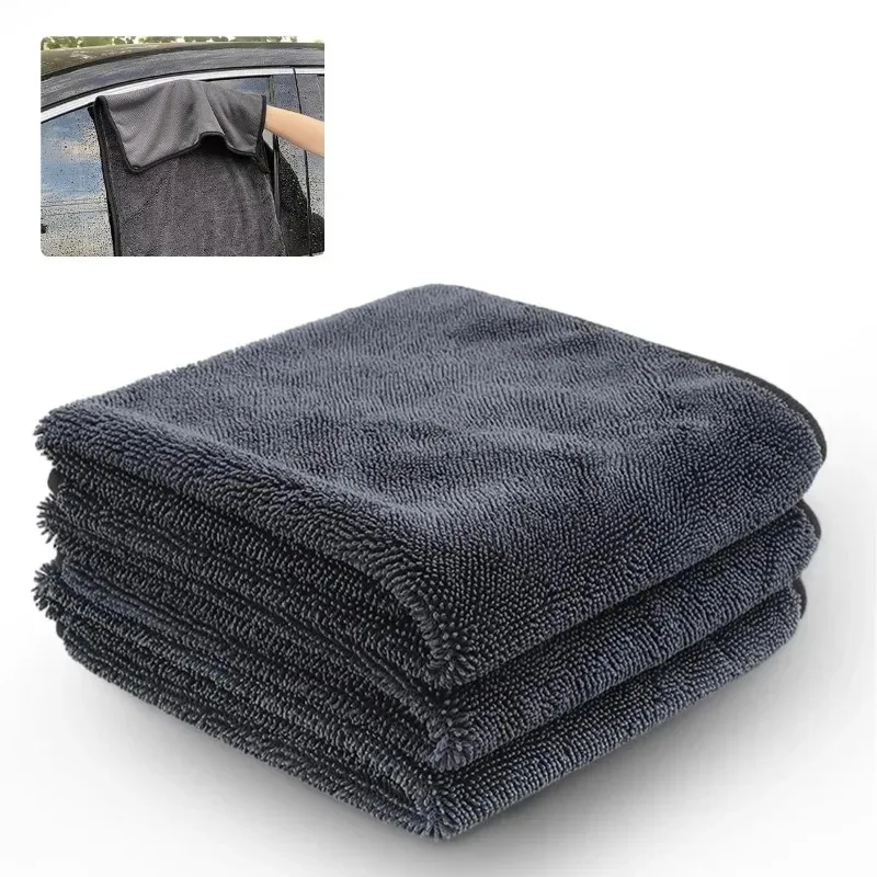 40x60CM/60x90CM Car Care Cleaning Drying Cloth Microfiber TowelsUltra-Thick Car Washing Towel Auto Extra Soft Rag New 2025