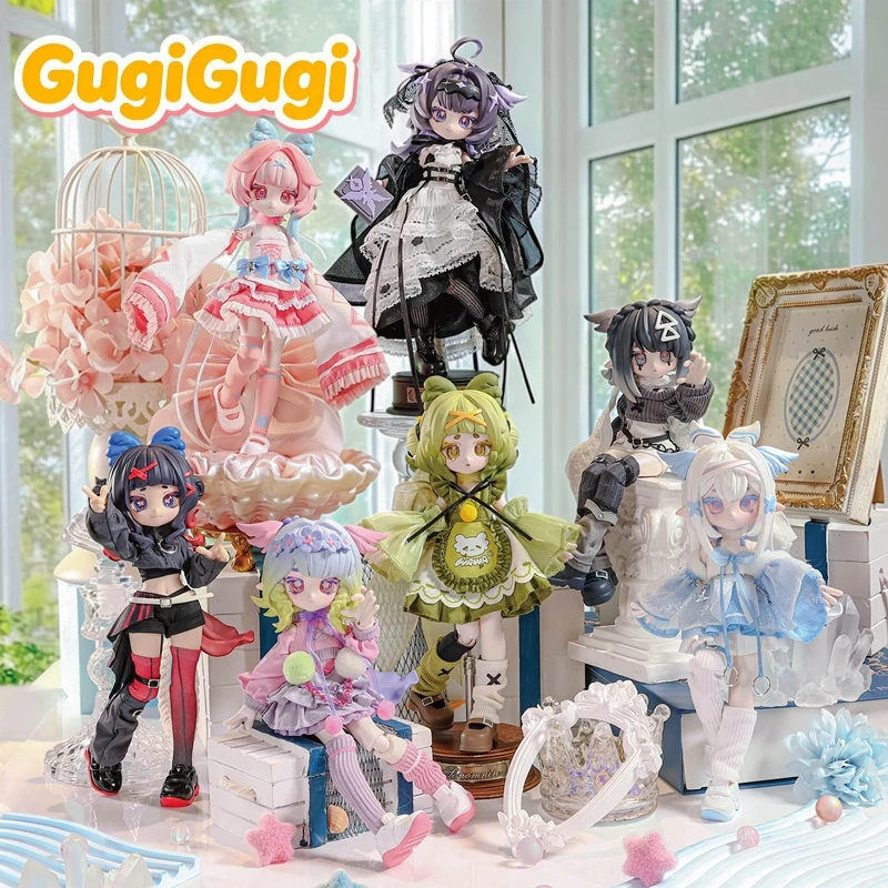Genuine Hex Box Series 1/12 Action Figure Bjd Blind Box Limited Hang Card Cute Doll Anime Model Ornament Toy Collectable Gift