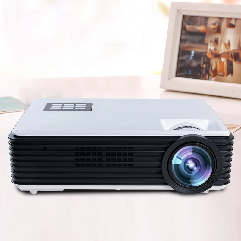 

Factory price Mini projector Q8 6000 lumens 1080P Home Theater outdoor Projector 4K mobile phone proyector