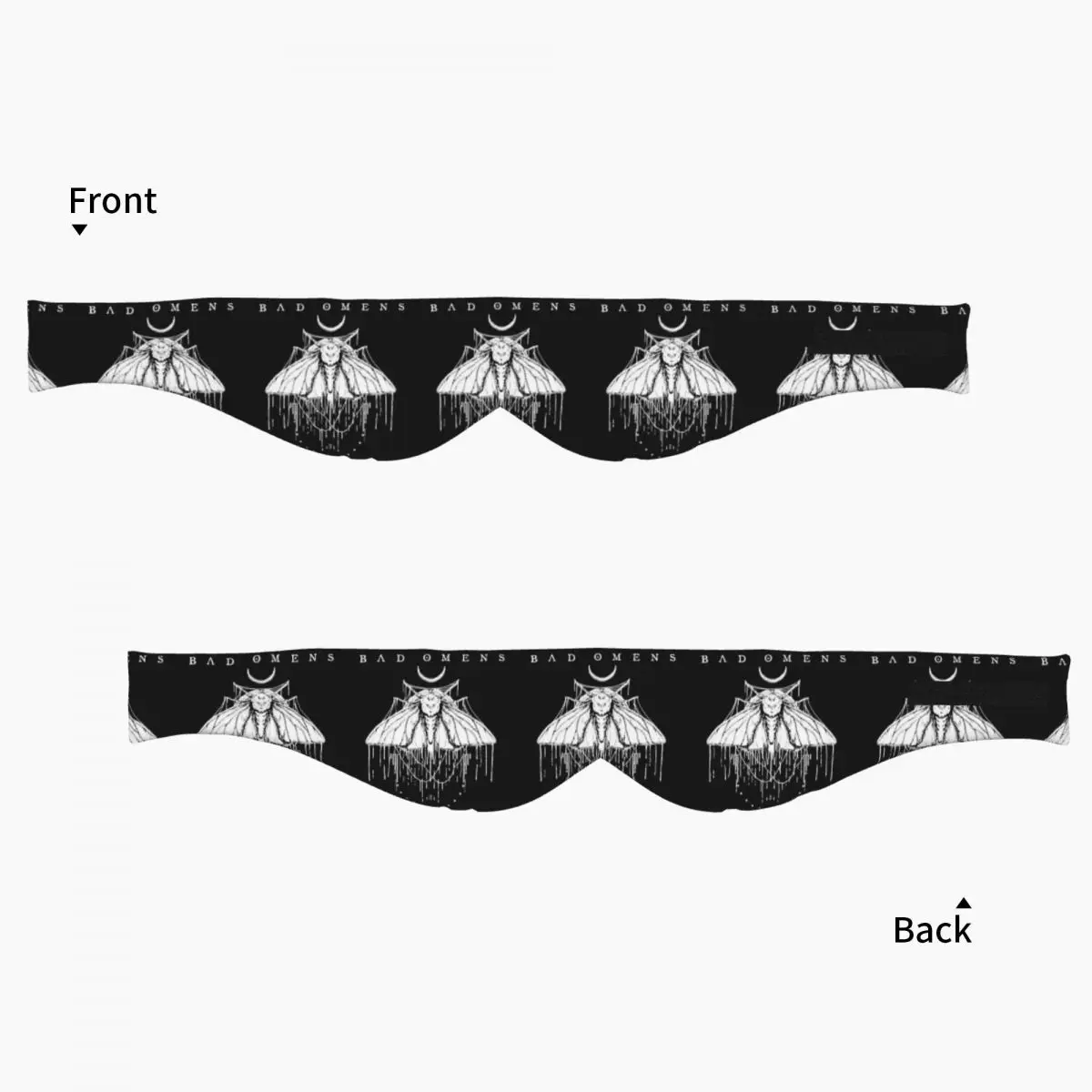 Bad Omens Noah Flannel Rock Music sleep eye mask  Portable Eye Cover for Girls Boys Home Sleeping Party Gift Eyeshade eyepatch view 3