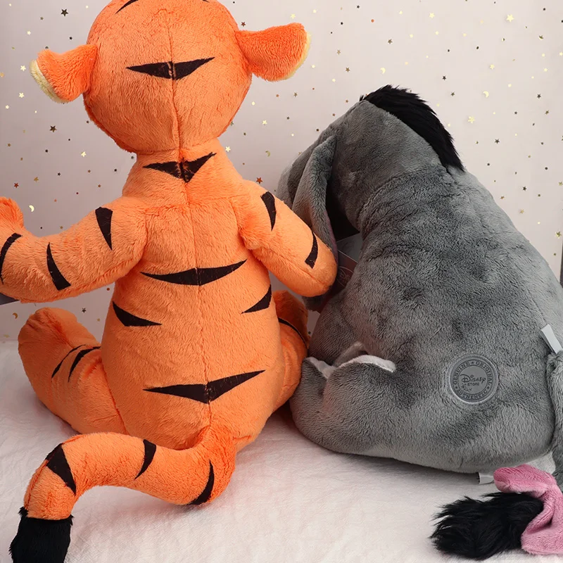 2pcs Set Tigger And Eeyore Plush Toys Kawaii Winnie The Pooh Items Stuffed Animals Anime Pillow Plushie Birthday Gift For Kids