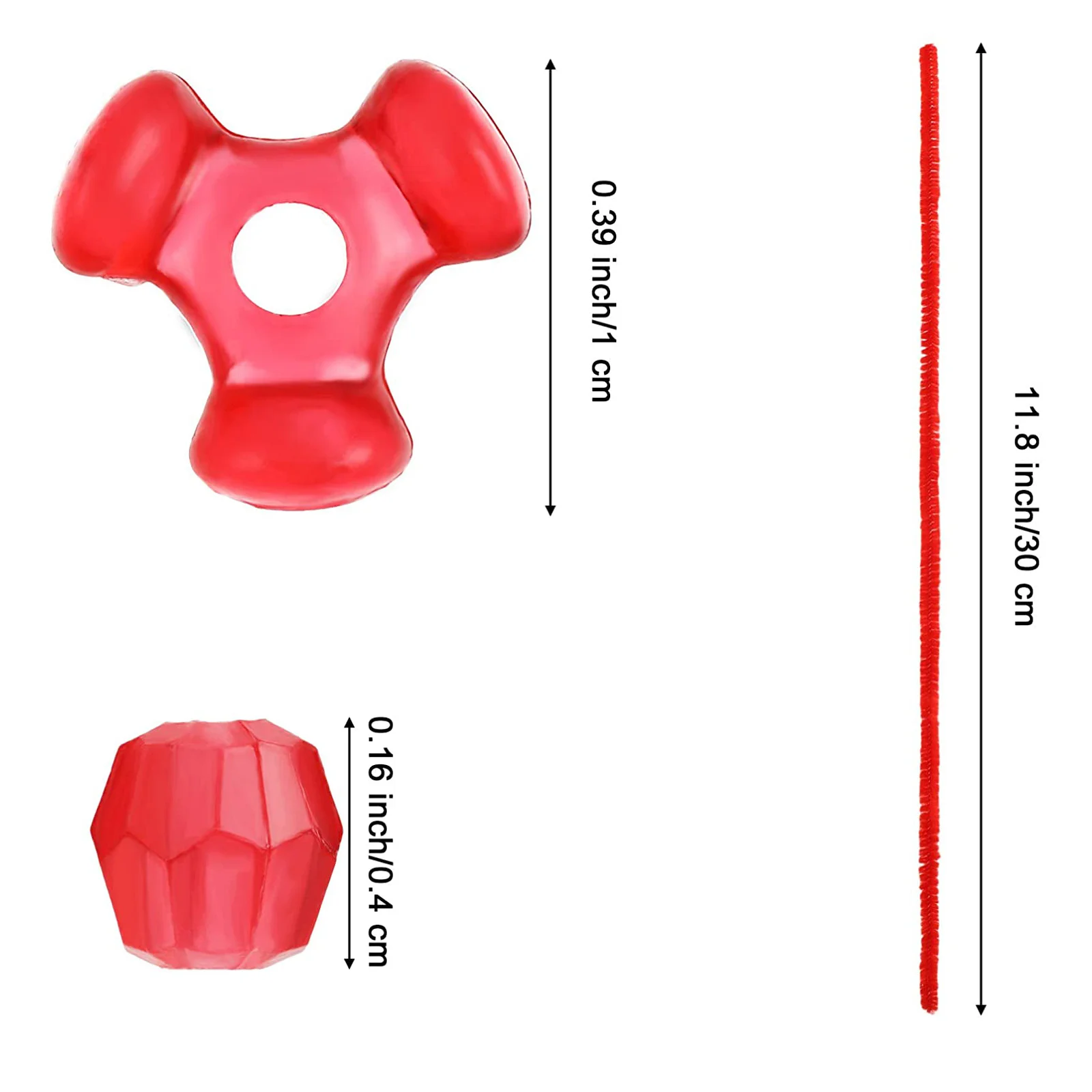 

1 set 1 Set Christmas Beads Kit Plastic Tri Beads Bell Twisted Sticks Diy Craft Xmas Decoration Beading Materials Holiday Party