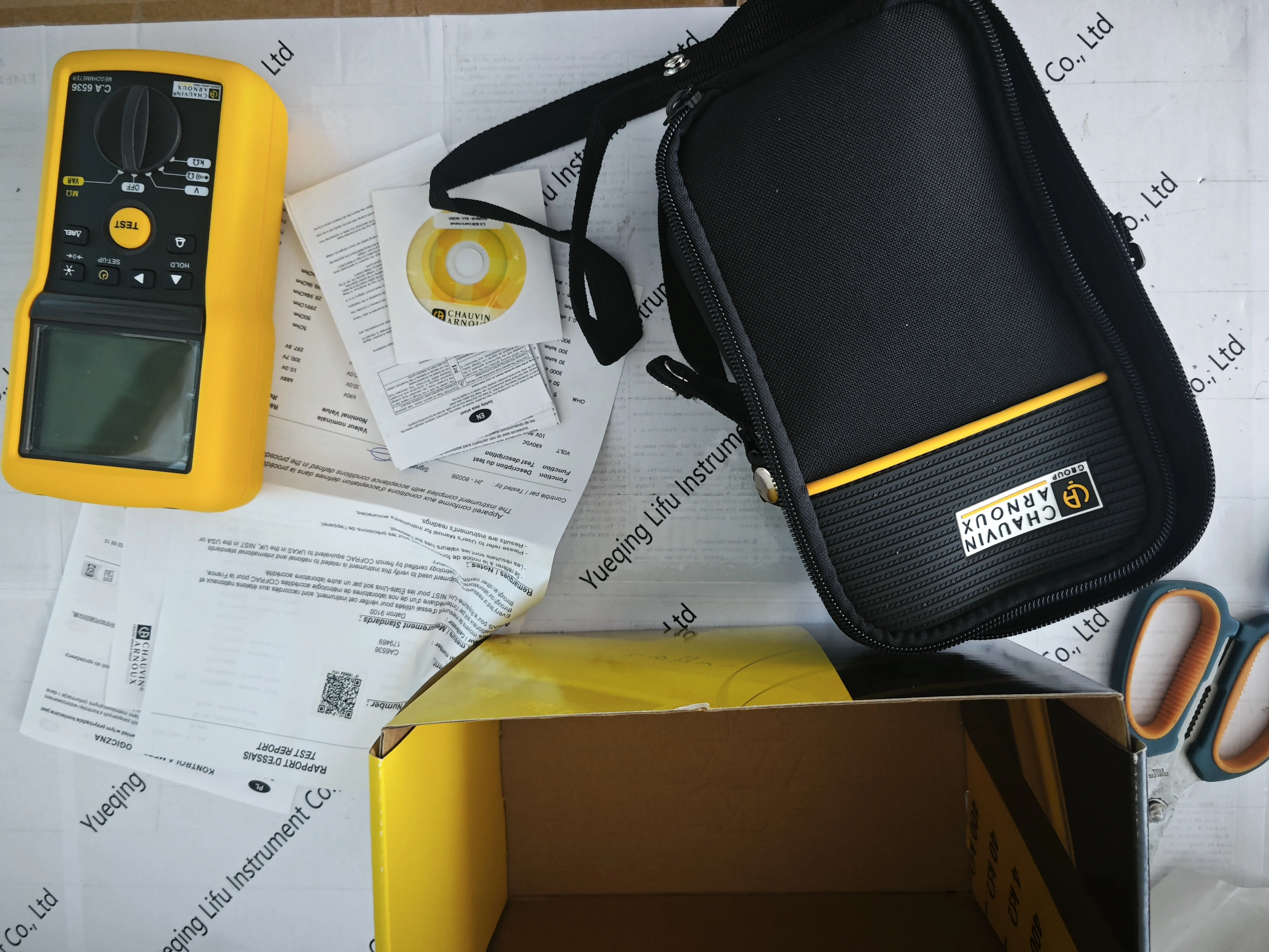 أفضل سعر CA 6536 جهاز قياس Megohm الرقمي 100 فولت جهاز اختبار مقاومة العزل CA6536