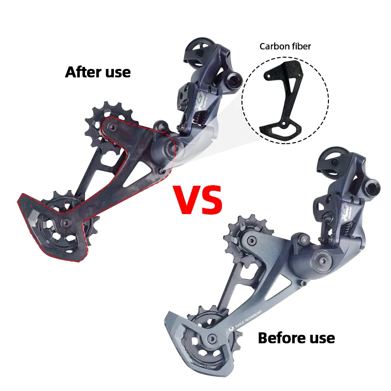 ZRACE Upgrade Carbon Fiber Bicycle Derailleur Cage Suitable for SRAM GX Ultralight Adjustable Shifter Lever for SRAM GX X01 XX1