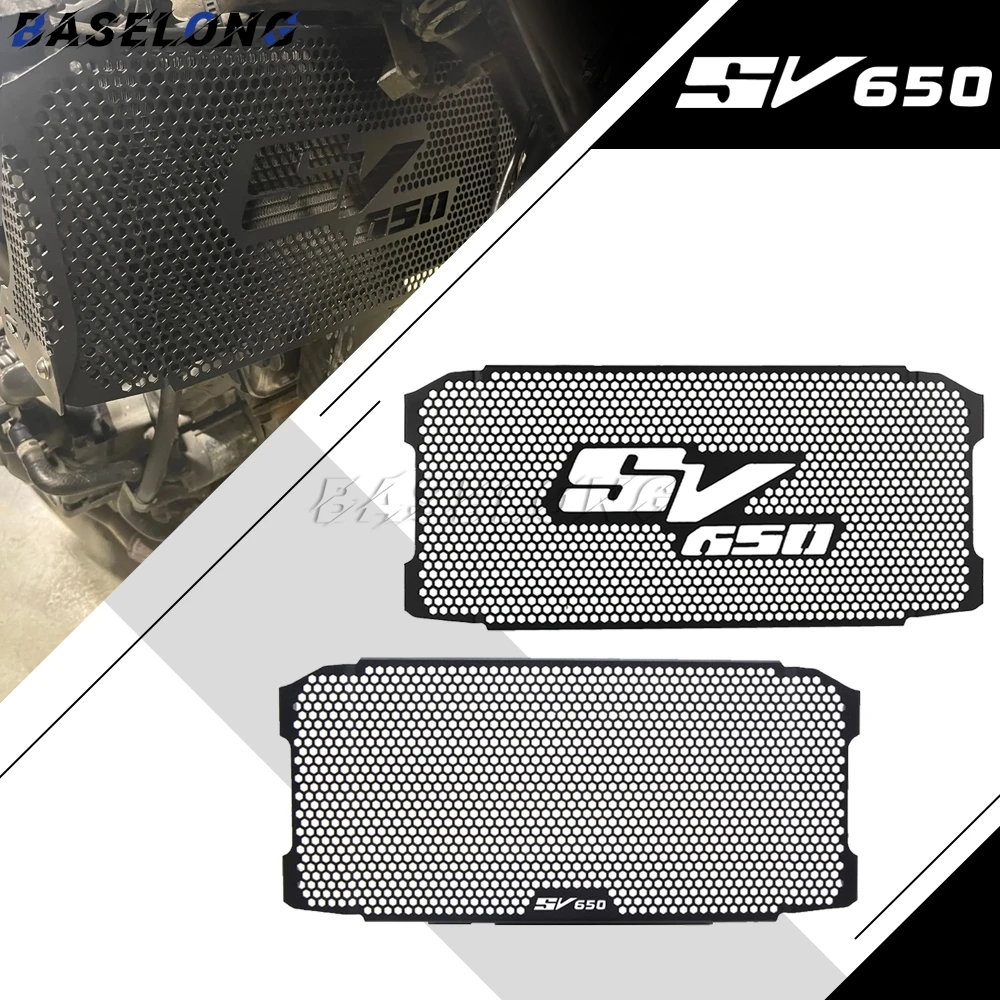 

2025 SV650 Radiator Guard For Suzuki SV650X 2024 2023 2022 2021 2020 2019 Motorcycle Accessories Cooler Cover SV 650 SV 650X ABS