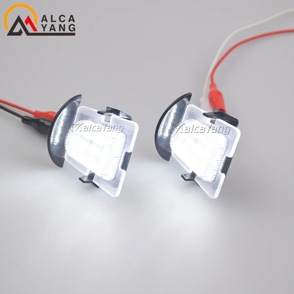 

2 шт. сигнальная лампа заднего бампера автомобиля держатель номерного знака светодиодный светильник для Jeep Wrangler JK JL 2007-2021 Стайлинг автомобиля