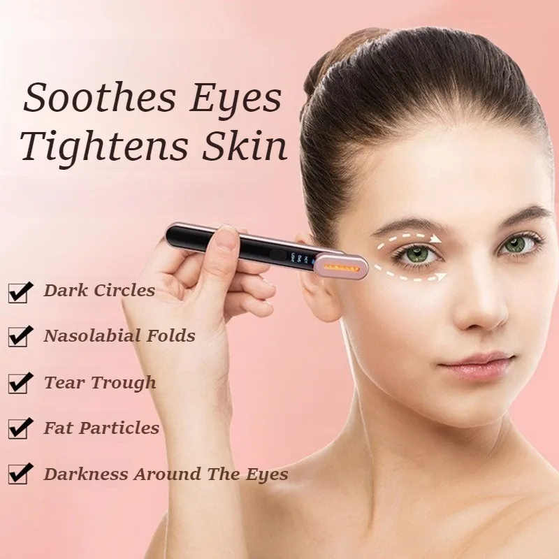 

Массажер для удаления темных кругов под глазами, устройство для уменьшения жировых отложений под глазами, аппарат для светотерапии красным светом, косметическое устройство для домашнего использования