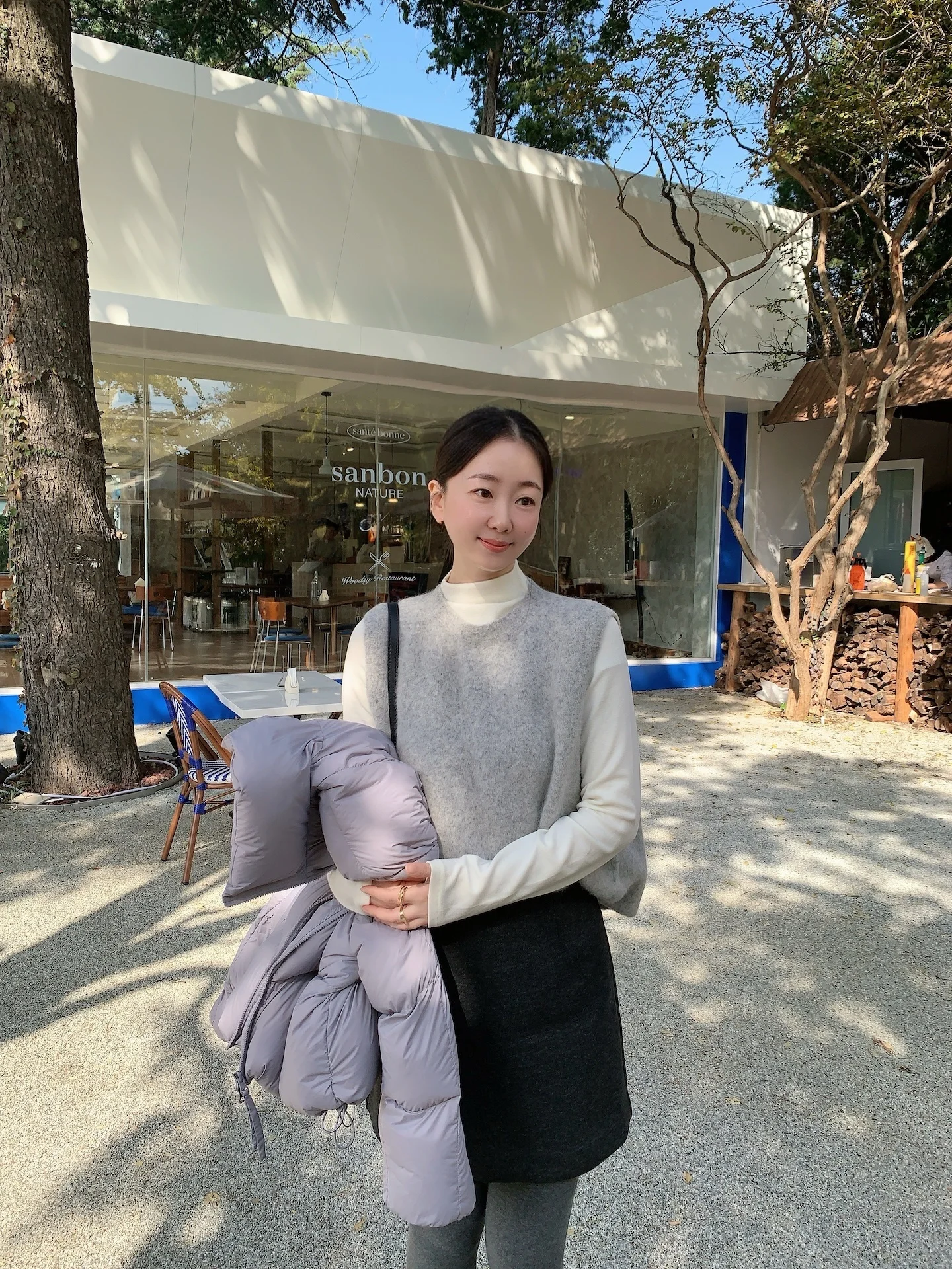 

Soft ey Woolen Knitted Vest Loose Svel Korean Sle Simple Design ERRA Snow Comes Women's Faion Outerwear