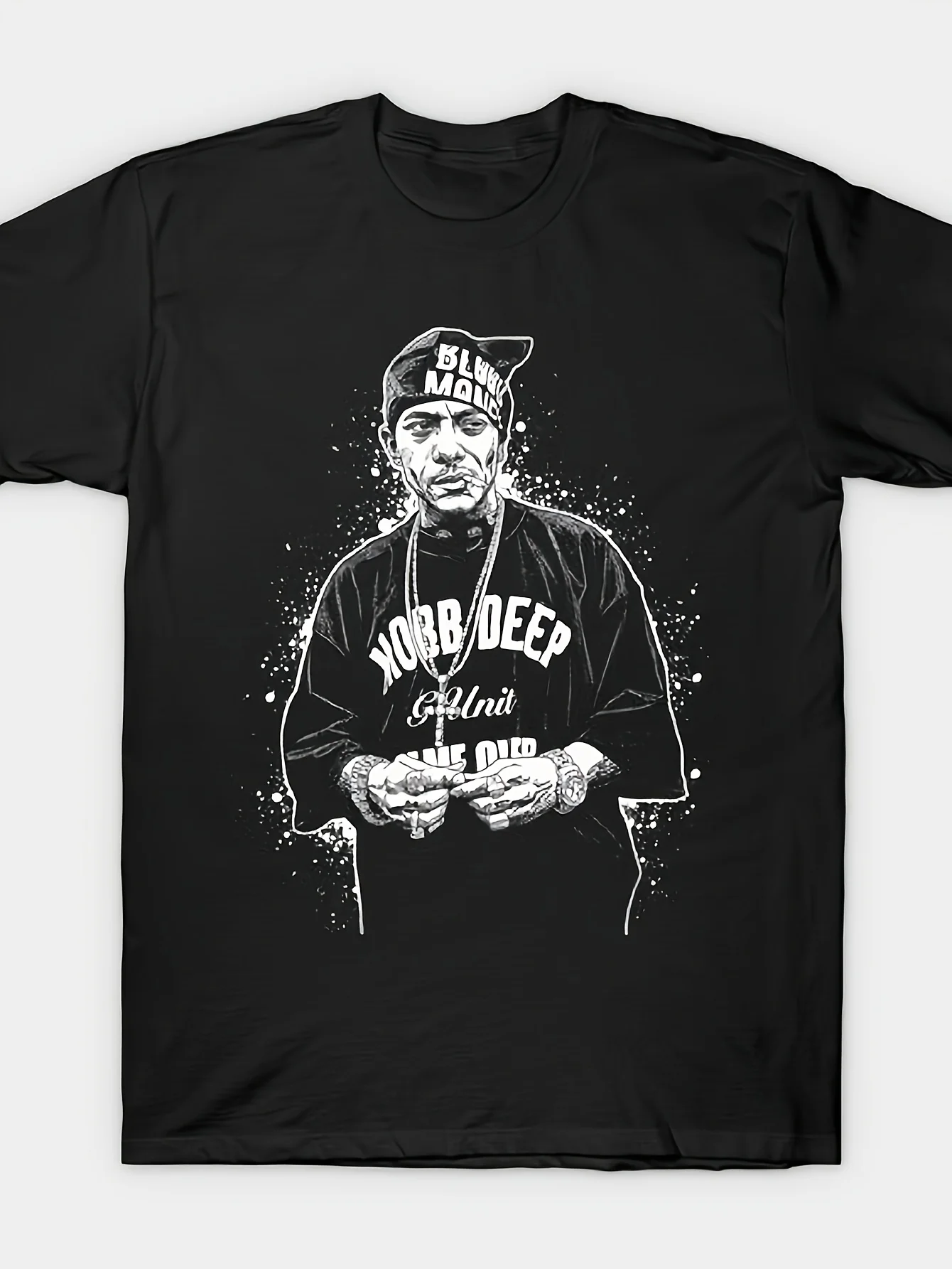 Vintage Mobb Deep T-Shirt Classic Retro Hip-Hop Style Unisex Round Neck Tee Ideal for Music Festivals Pride Parades