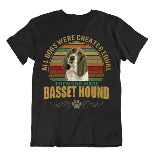 Basset Hound Dog T-Shirt Cooles Geschenk Für Hunde Haustier Liebhaber Hemd TEE