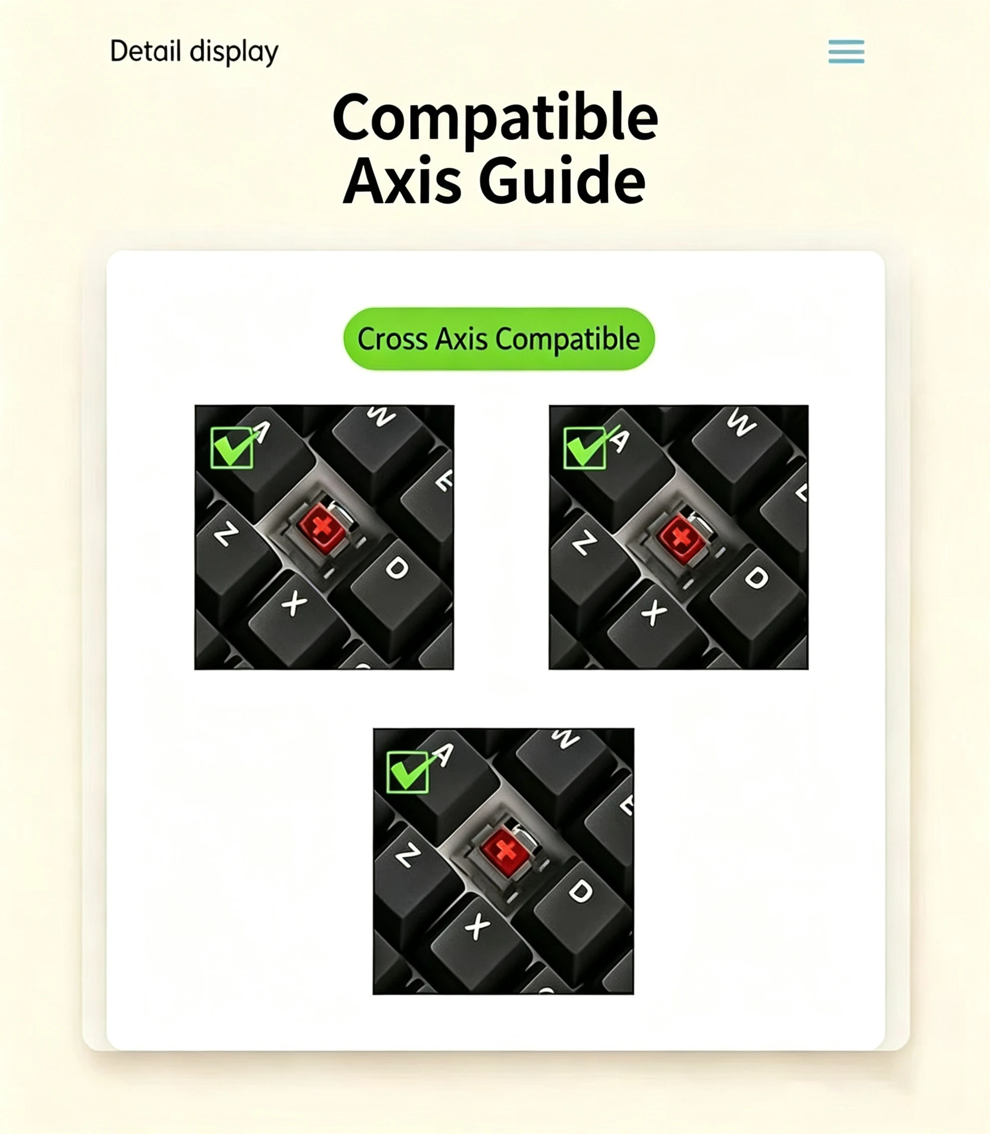 Neues, niedliches Set mit Spitzen-Engelsflügel-Tastenkappen für mechanische Tastaturen, Tastenkappen, Tastaturdekoration, transparent, personalisiert, Kreuzmuster. – Detail 5