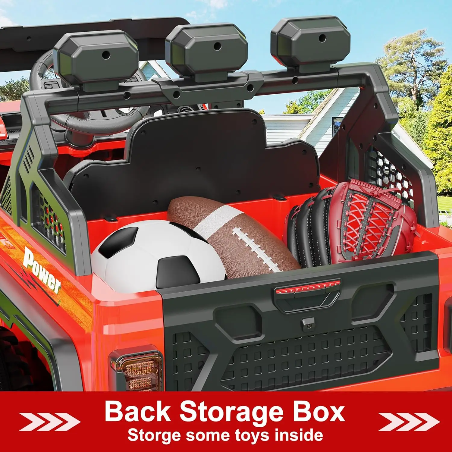 リモコン付き子供用乗用車、24Vバッテリー駆動の電動自動車、4つのモーター、バッテリー表示、音楽、3段階の速度調整機能付き