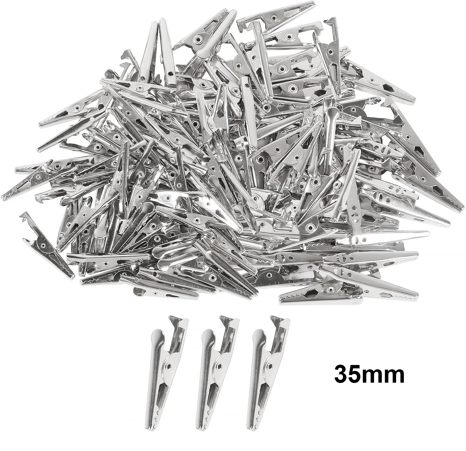 50PCS Mini Alligator Clips for Electrical Testing