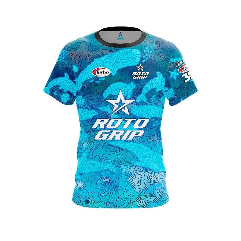 Neues 3D-Gradienten-Sternförmiges, vollbedrucktes Bowling-Shirt, kurzärmeliges Sport-T-Shirt, bequem, schnelltrocknend, lässiges Street-Top – Detail 8