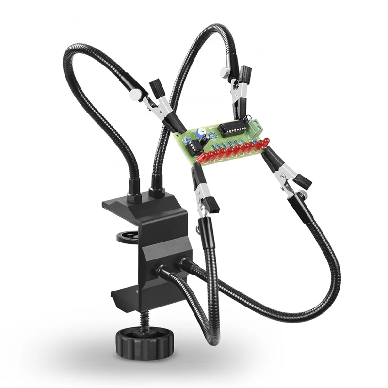 

【Must-Haves】Soldering Third Hand Tool PCB Alligator Clip Multi Soldering Helping Hands Third Hand Tool For Welding Repair