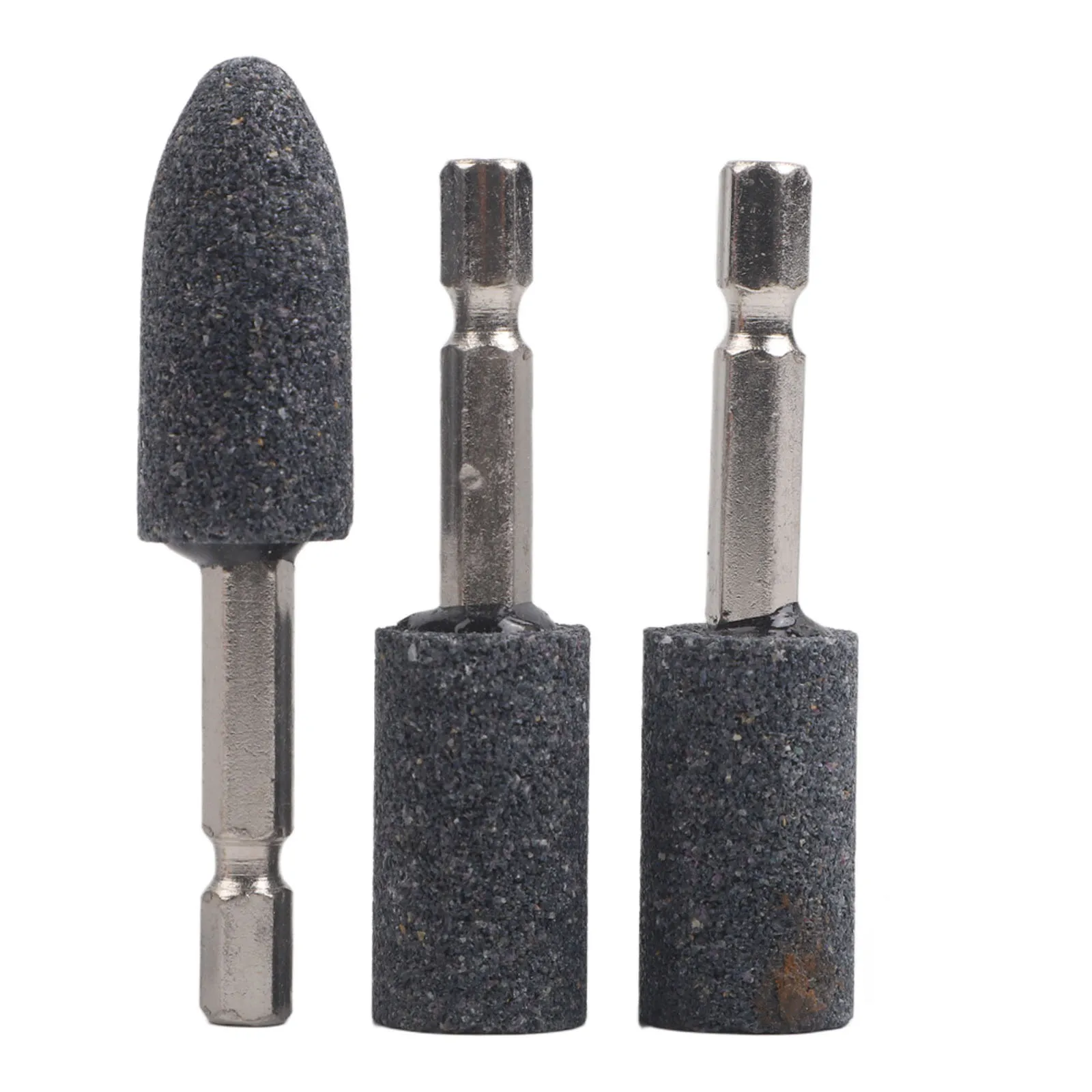 3 Pcs 16mm Hexagonal- Shank Grinding Wheel Ening Head Portable Grinding Drill Tool For Grinding Metal Wood Glass Power Tools