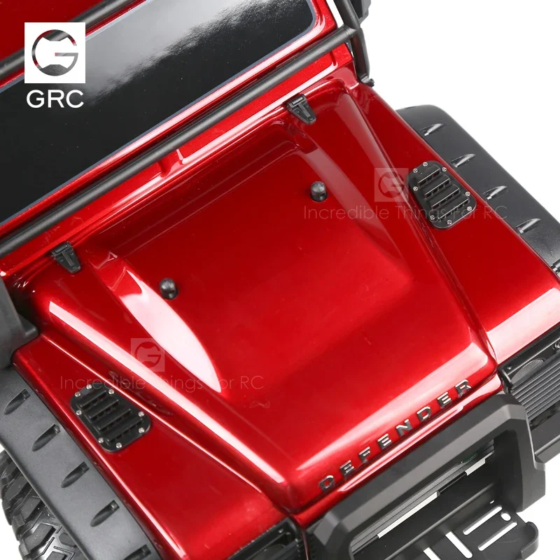 GRC 1/10 osłona silnika symulacja zawias/dopływ powietrza Grille dla TRX4, który, nie wiadomo jak, znalazł D90 ciała dekoracyjne pokrycie części #