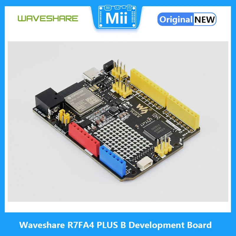 Waveshare R7FA4 PLUS B Development Board, Based on R7FA4M1AB3CFM, Equipped with ESP32-S3FN8, Compatible with Arduino UNO R4 WiFi