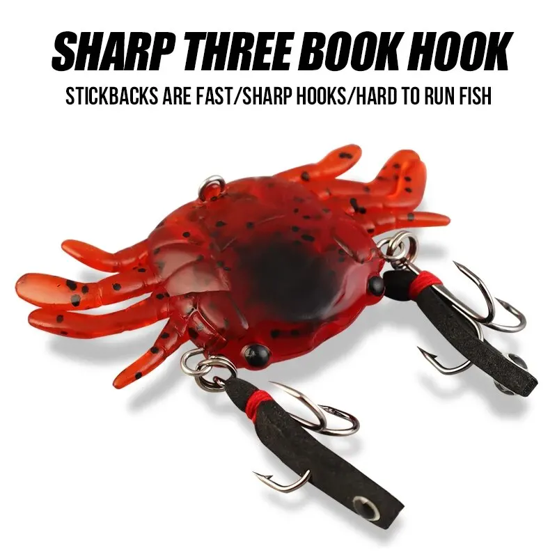 TAIYU Bionic Crab Fishing Lure 6g 13g Silicone Soft Bait Fake Baits For Squid Octopus Fishing Jig Head Lures Sea Fishing Tackle - view 2