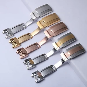 مشبك ساعة رولكس سوبمارينر ، GMT Master ، دايتونا ، زر وهمي مائي ، ستانلس ستيل ، مشبك معدني ، 9 مم × 16 مم أعلى 9 مبيعات مونت بلانك ووتش طبق الأصل - No2