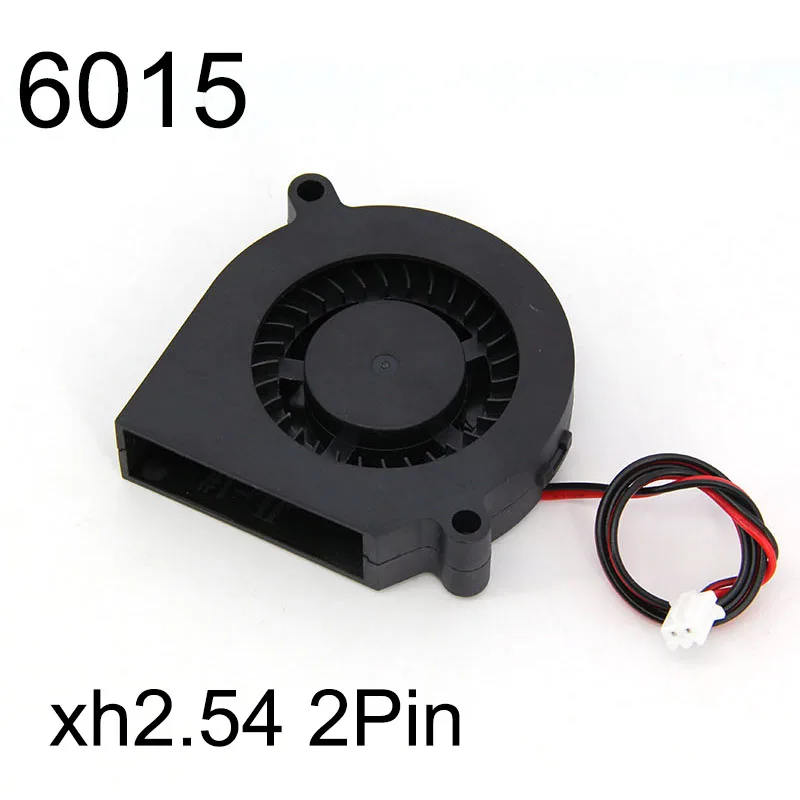 60mm 6015 Turbo Blower Cooler Fan DC 5V 12V 24V Brushless 2PIN 60x60x15mm 6cm For Computer PC CPU Case 3D printer Cooling w2