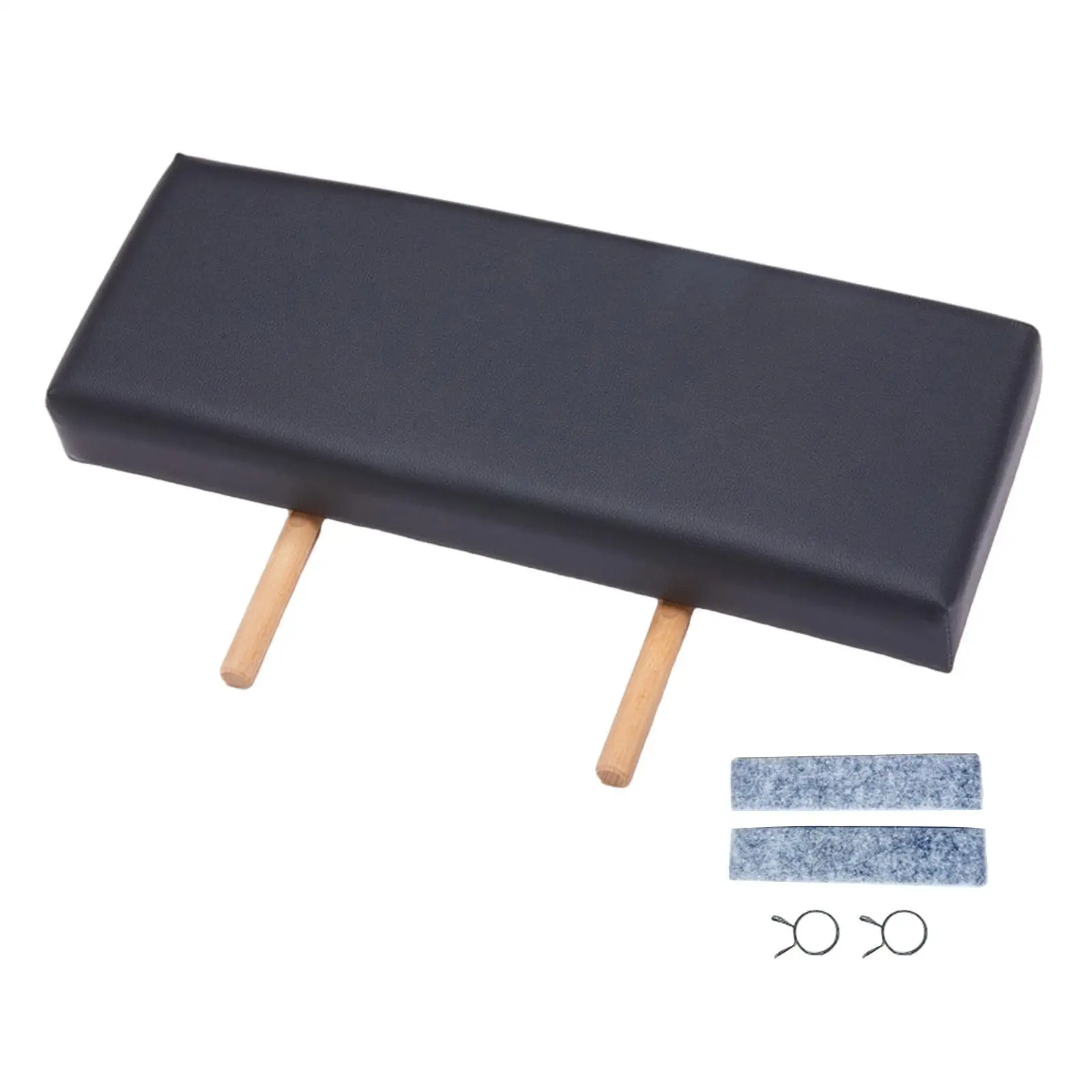 Massage Table Extension Footrest Comfortable PU Sponge Pad for Folding Bed Portable Spa Equipment