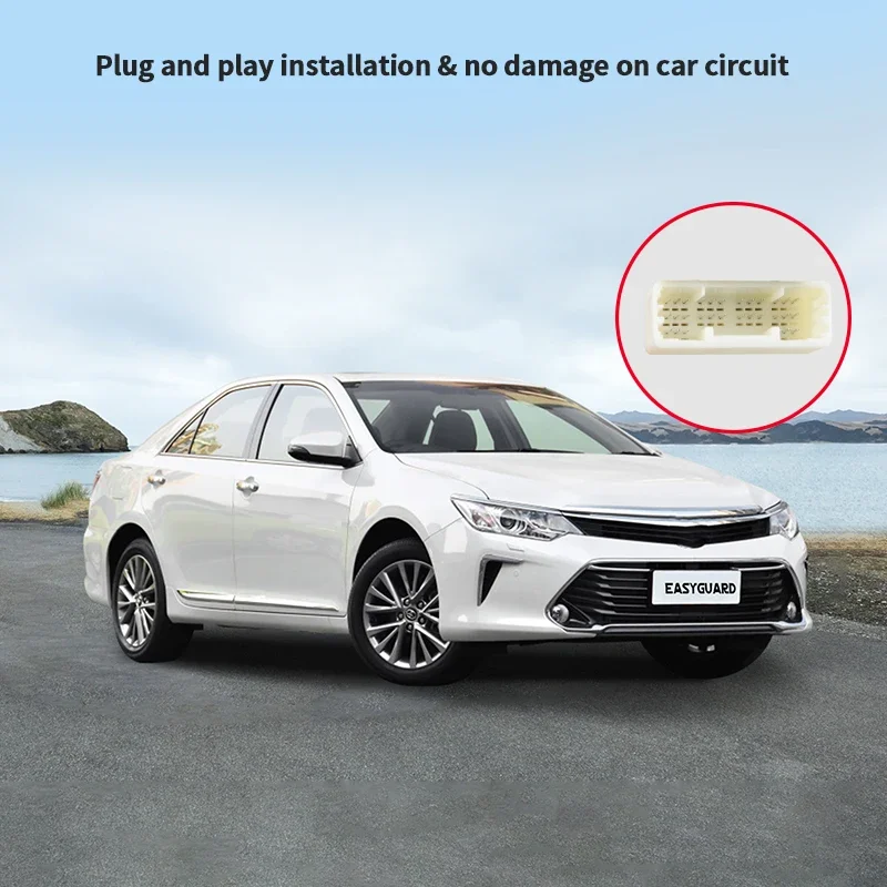 

New EASYGUARD Plug & Play Remote Starter Fit for RAV4/Camry/Corolla/AVALON/ Levin Gas Engine Auto Transmission Cars Only