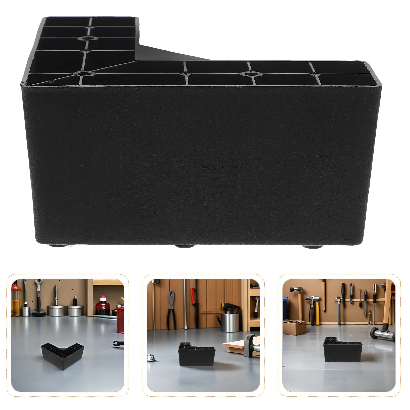 

8Pcs Plastic Furniture Legs L Bed Replacement Feet Elevated Design Damp Floor Protection Strong Support Fast Tool