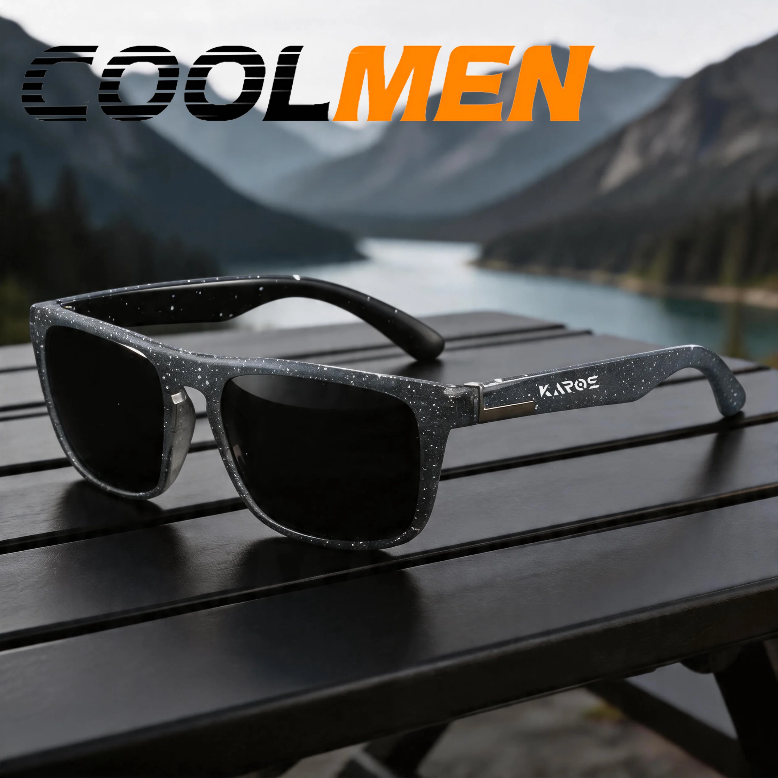 

COOLMEN Polarized Sunglasses for Men Outdoor Cycling Fishing Mountain Climbing Universal Classic Glasses