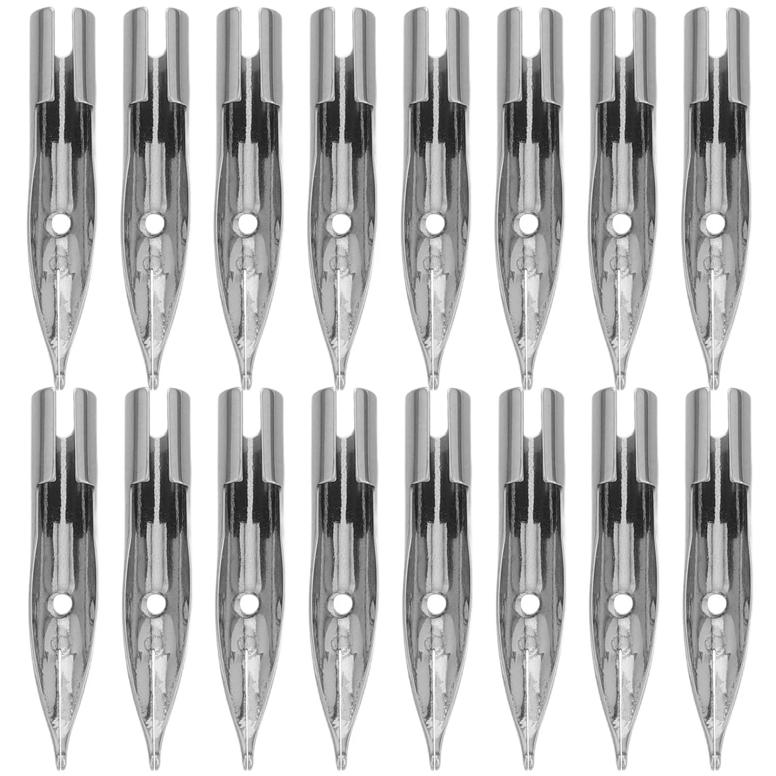 40Pcs Calligraphy Dip Pen Fountain Pen Nibs 0.38 0.5mm High Precision Writing Signing Painting Replacement Accessories