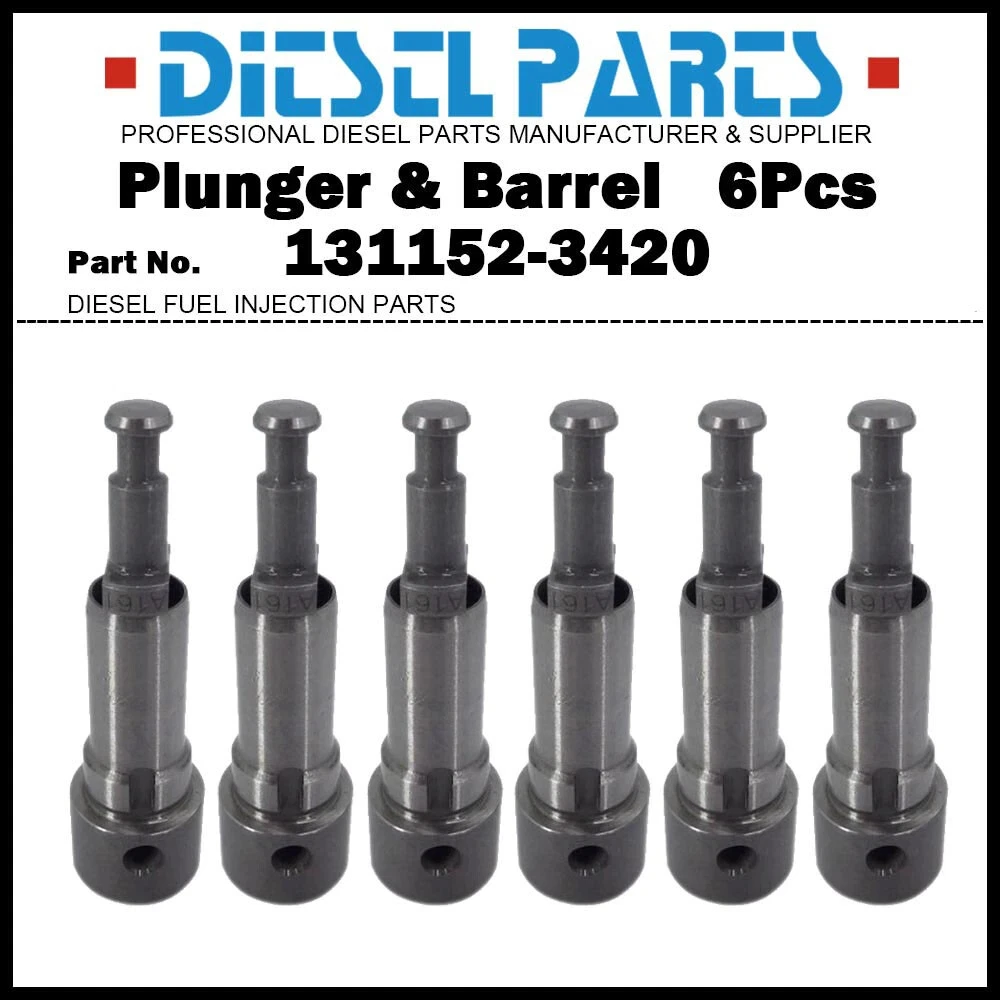 6Pcs/Lot Injection Pump Element Plunger and Barrel A161 131152-3420 for Mitsubishi 6D14
