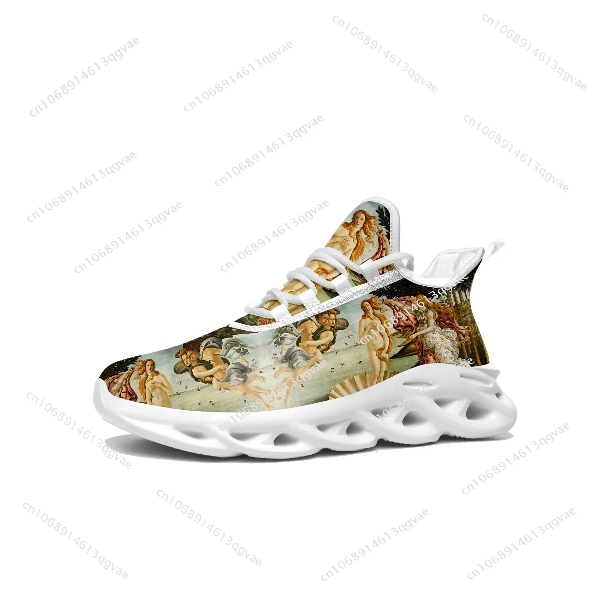 

The Birth of Venus Flats Sneakers Mens Womens Sports Running Shoes High Quality Sneaker Lace Up Mesh Footwear Tailor-made Shoe