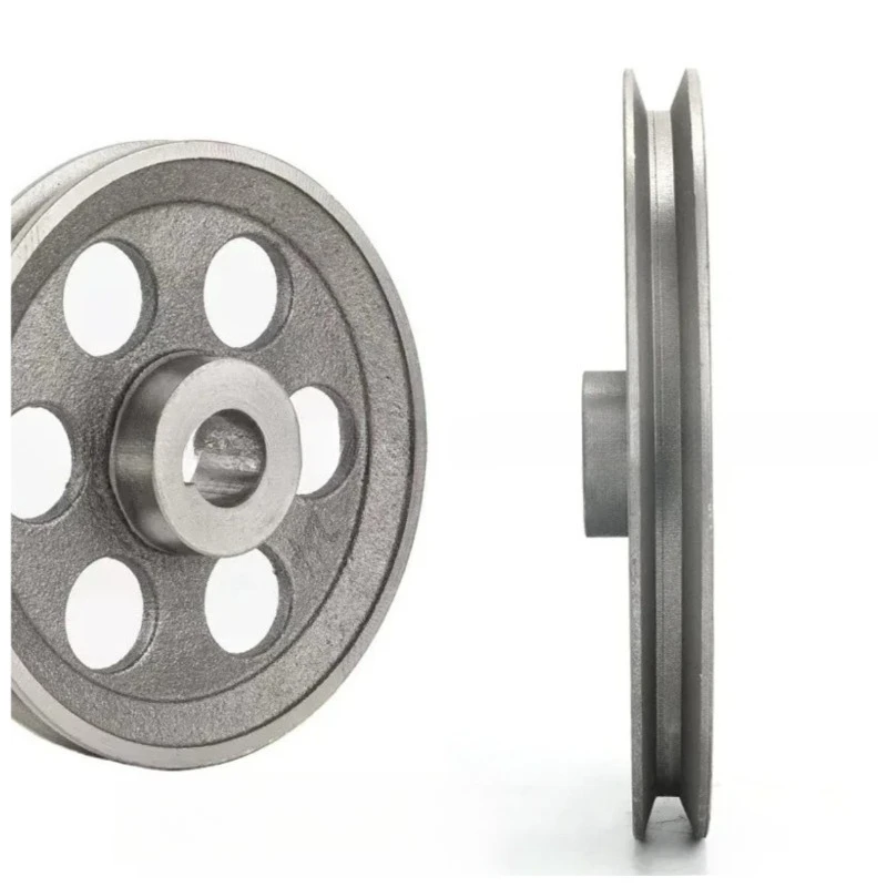 Dia 140-200mm Thickened V-Belt Pulley Hollow Single-Slot A Type Pulley Cast Iron Wheel Power Tool Accessories Customized