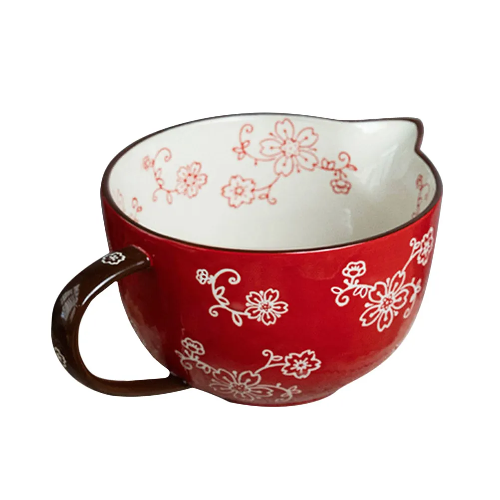 

1 шт. Изысканная керамическая миска для смешивания, модная, яркая, стильная, для дома, ресторана, приготовления пищи, выпечки, завтраков, фруктов