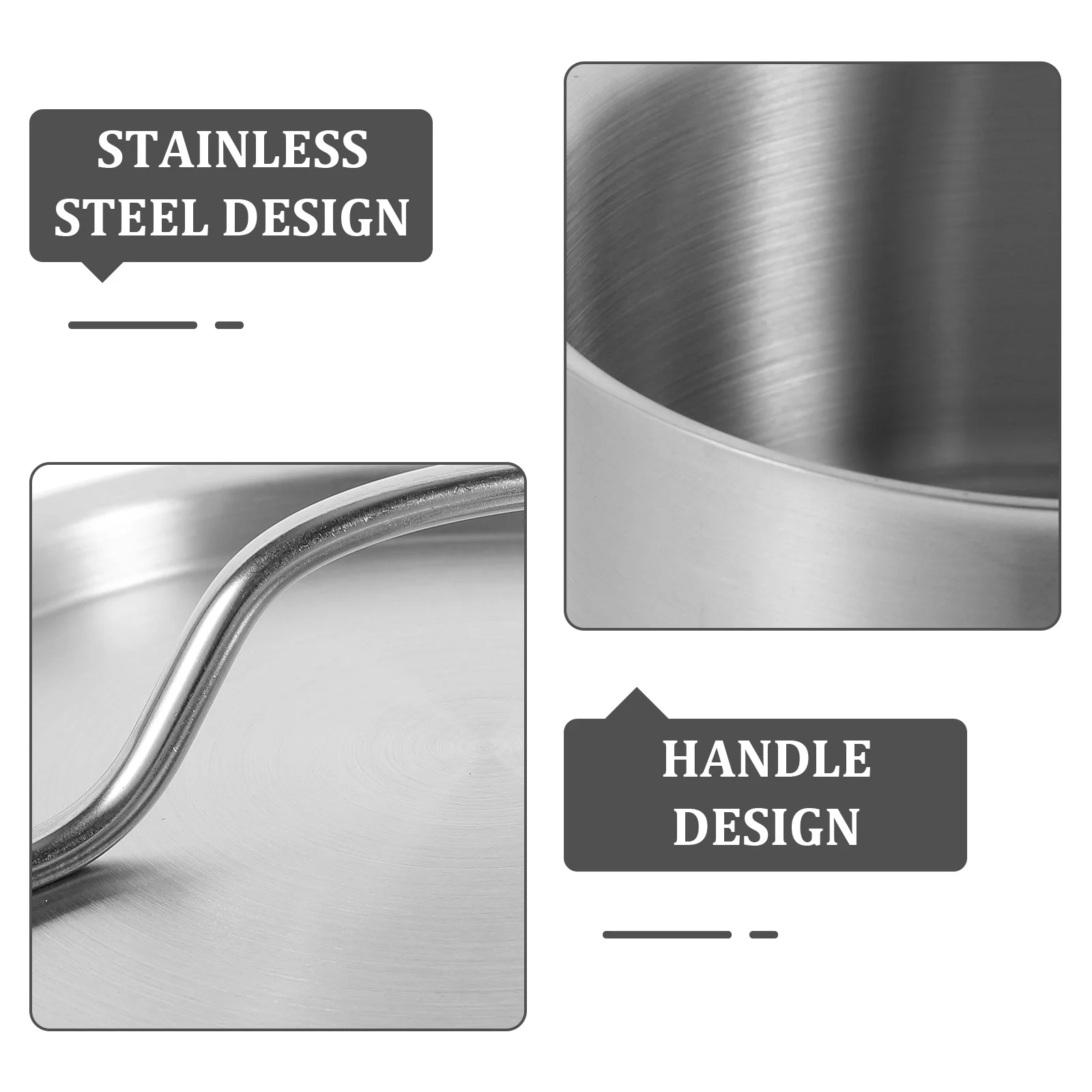 

Суповая кастрюля из нержавеющей стали с высоким корпусом, 16 см, газовая индукционная плита с антипригарным покрытием, сковорода для молочного соуса, суповая кастрюля, посуда, инструмент