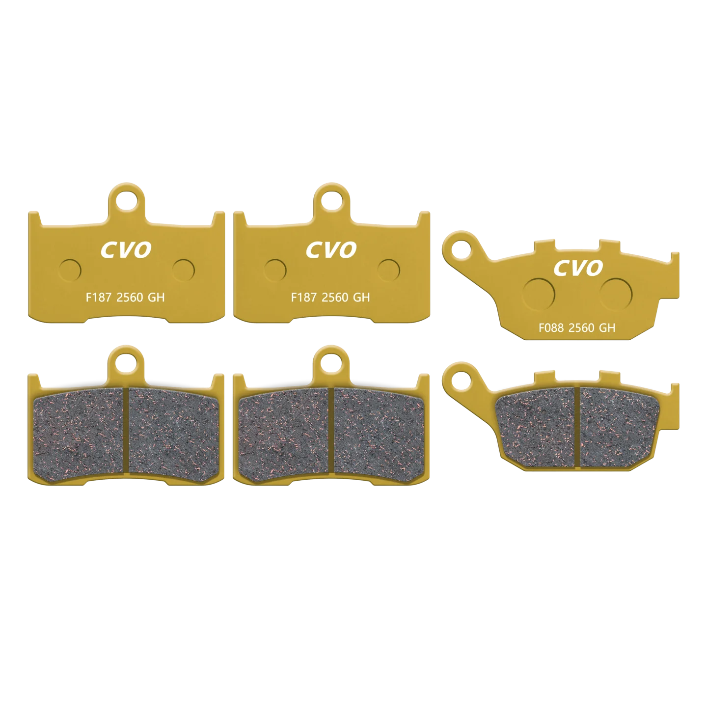 Wear Resistant Heat Resistant Motorcycle Brake Pads for KAWASAKI Z800/Z900 All-Weather Disc Brake Pads