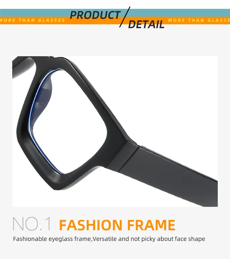 Neue Transparente Computer Brille Rahmen Frauen Männer Anti Blau Licht Platz Brillen Blockieren Gläser Optische Spektakel Brillen ﻿ – Detail 14