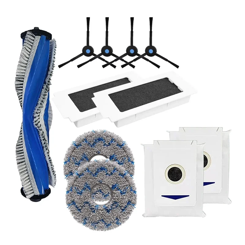 ABRG-فرشاة جانبية رئيسية فلتر Hepa ممسحة قماش لـ Ecovacs Deebot T30 Pro Omni مكنسة كهربائية استبدال قطع الغيار