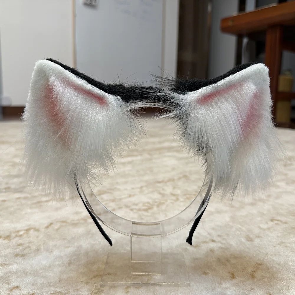 Electric Ear Motorized Ear for Cosplay&Paty fluffy and soft social anxiety accessories Electric Pet cat fox/ wolf Ear