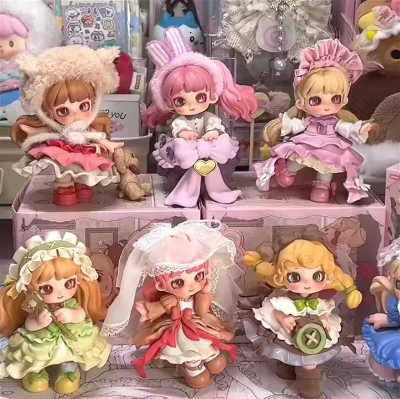 Miana Blind Box Figure Cute Anime Character Desktop Ornament Collectible Art Toy Decorative Gift For Adult