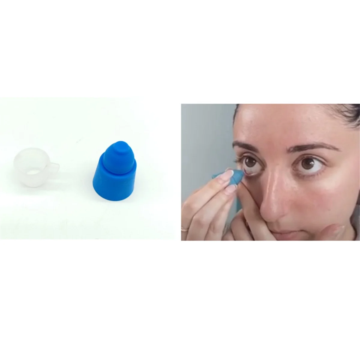 ONCE Eye Drop Applicator Eye Drop Tool Eye Drop Guide Eye Drop Dropper Accessory Tool Assists Elderly Children 4PCS