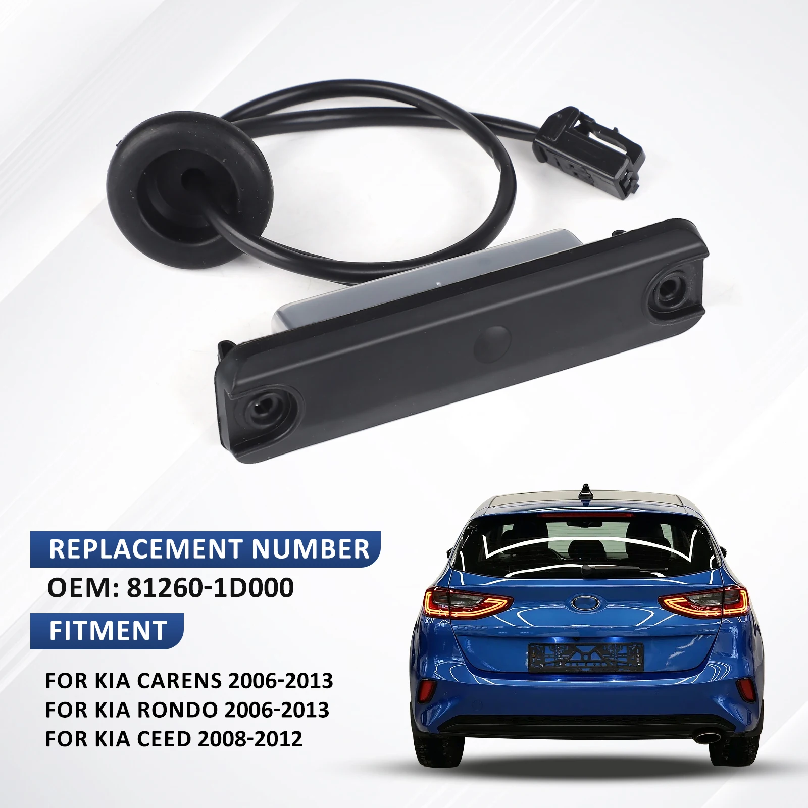 81260-1D000 Tailgate Release Switch Rear Trunk Open Button For Kia Carens Rondo Venga Ceed 2008 2009 2010 2011 2012 Door Button