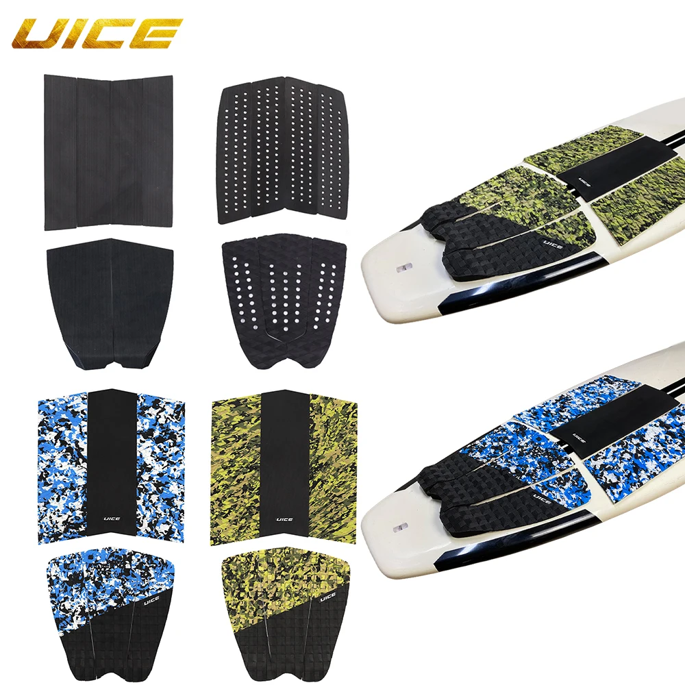 Surfing Surf Board Deck Surfboard Traction Pad Anti-slip Combination Pad EVA Front Tail Pads For Longboard Surfing Accessories