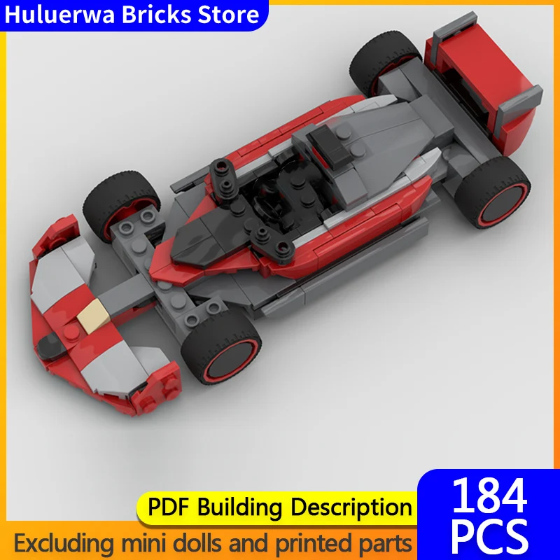 

Speed Racing Car Model MOC Building Bricks F1 Formula Racing Car Modular Technology Gifts Holiday Assemble Children Toys Suit
