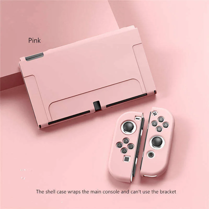 AS95-Per console Switch OLED e custodia protettiva Joy-Cons: può essere inserita in dock con design a conchiglia