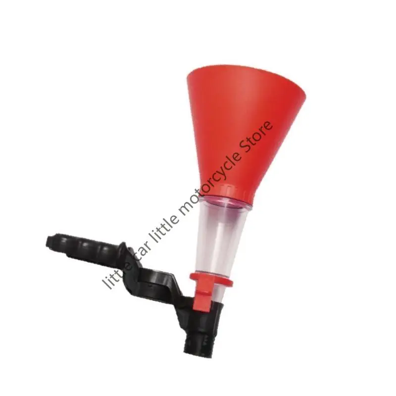 

R9CC Auto Locking Structure Car Engine Oil Funnel Visible Fast Clamp Oil Change Tool