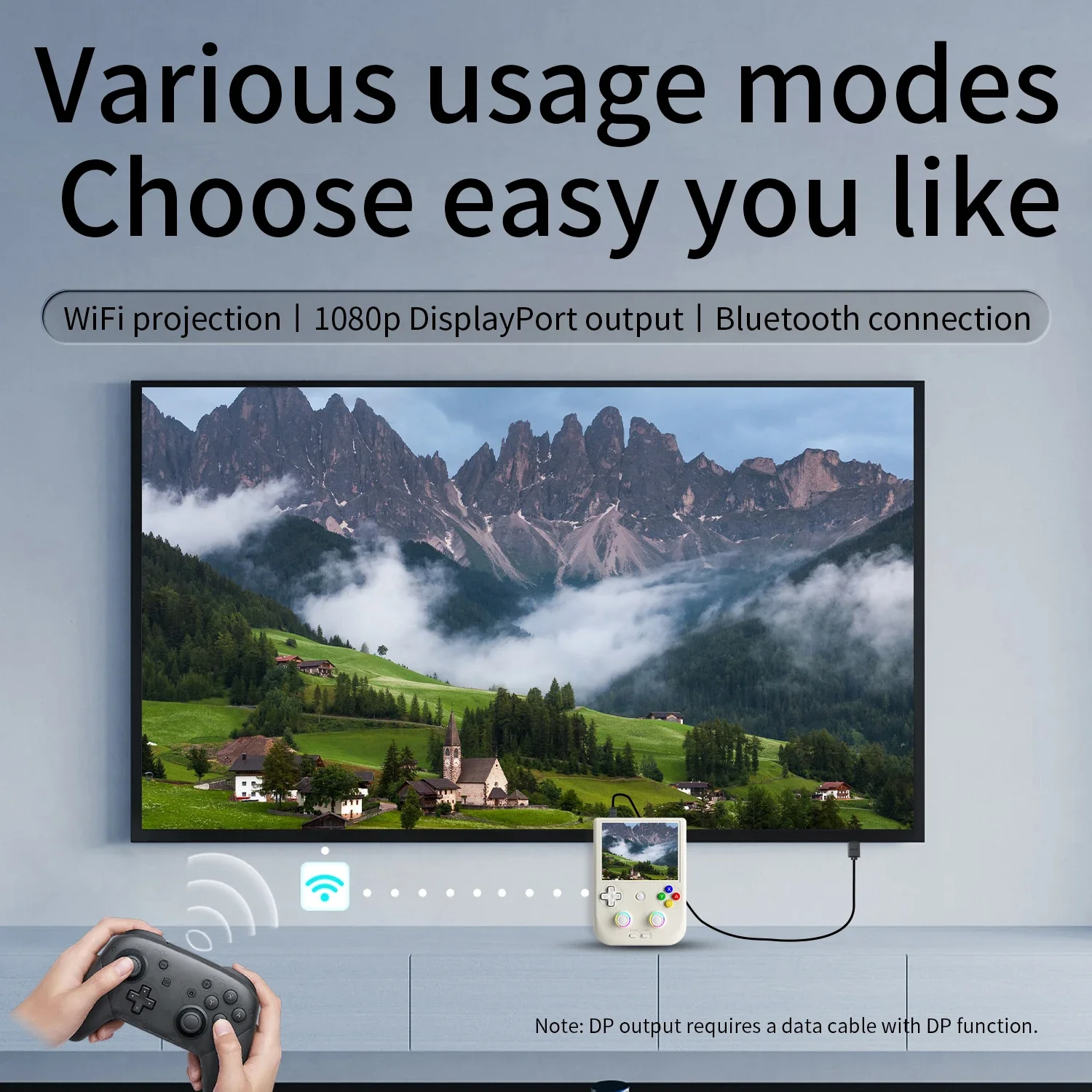 ANBERNIC RG406V Retro Handheld Game Video Player Console 4inch IPS screen Android 13 Bluetooth WIFI 8G+128G 512G PSP PS2 RG 406V