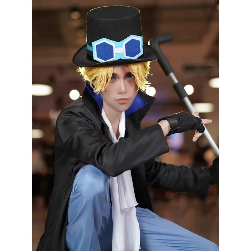 

Anime Sabo Cosplay Uniform Costume Mens Suit Halloween Coat Uniform Costumes