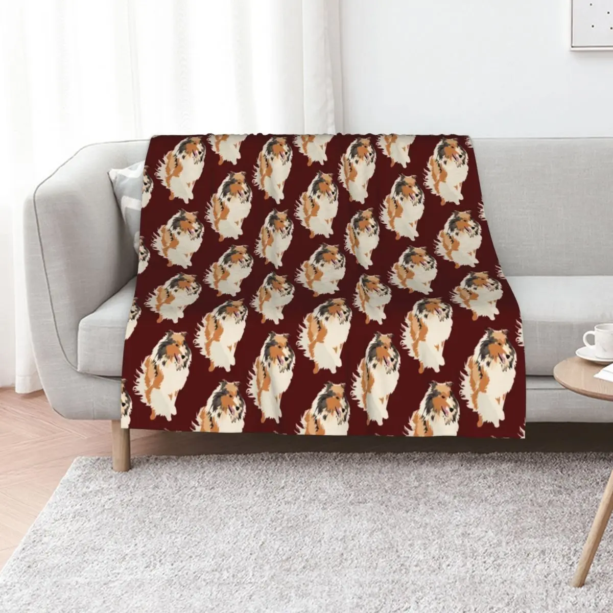 A&M Collie v.2 Throw Blanket Giant Sofa cosplay anime halloween christmas decoration Sofa Blankets For Baby Blankets